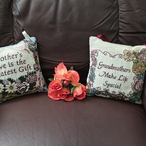 Source Unknown Floral Accent Pillows - Multicolor